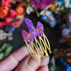 PETIT PEIGNE VIOLET BRILLANT [G]