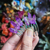 PETITS PEIGNES VIOLET BRILLANT