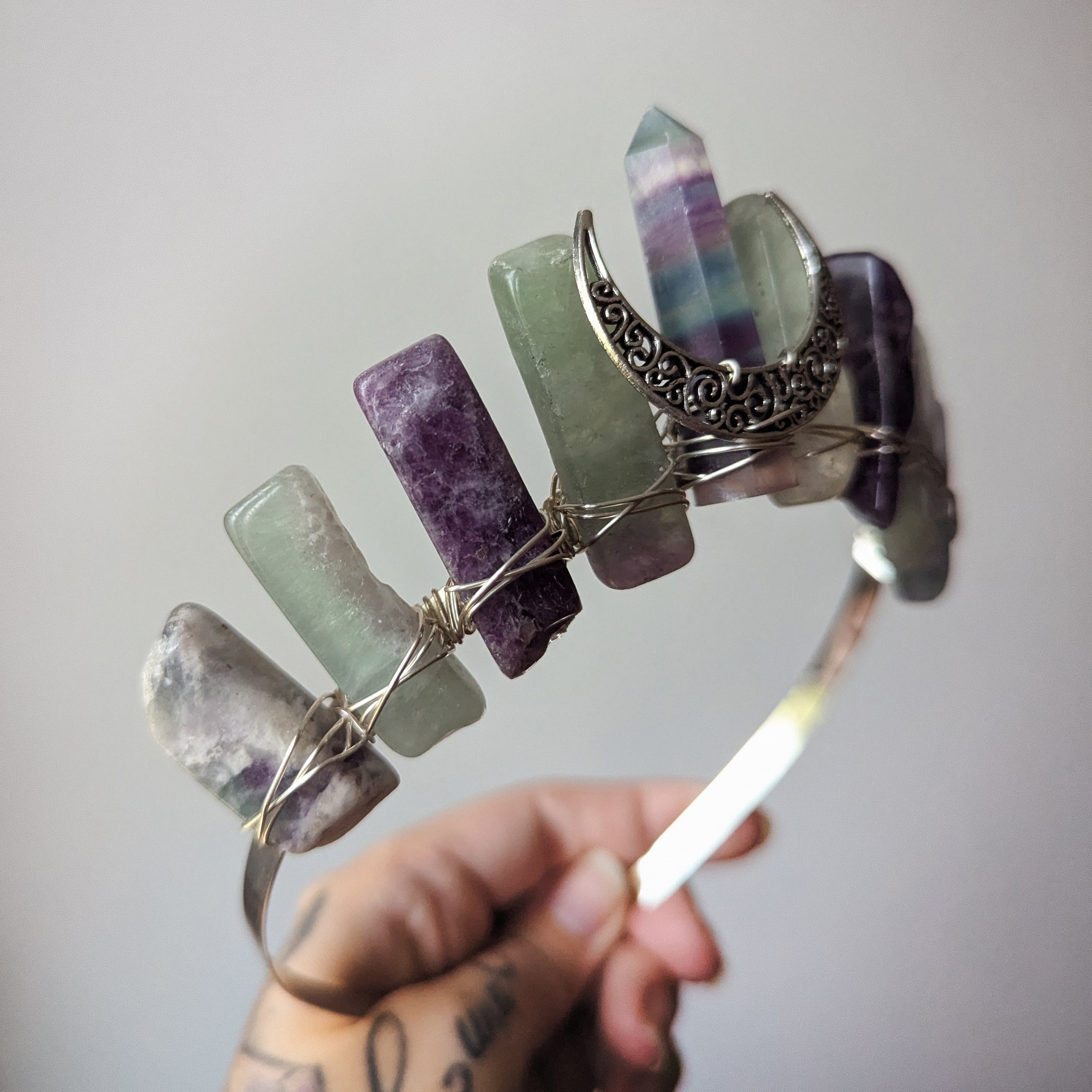 FLUORITE & AMETHYST