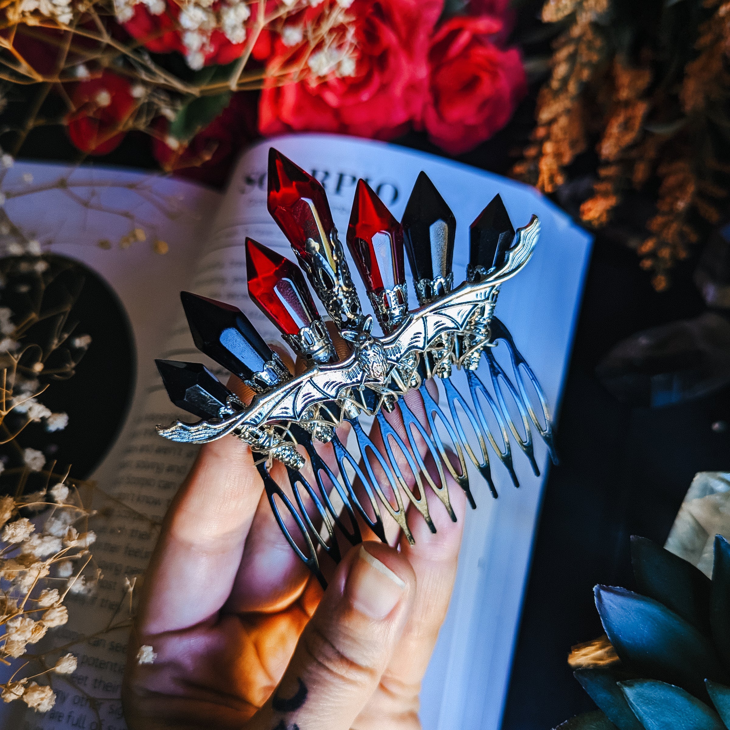 BLOODMOON RISING - HAIR COMB🦇