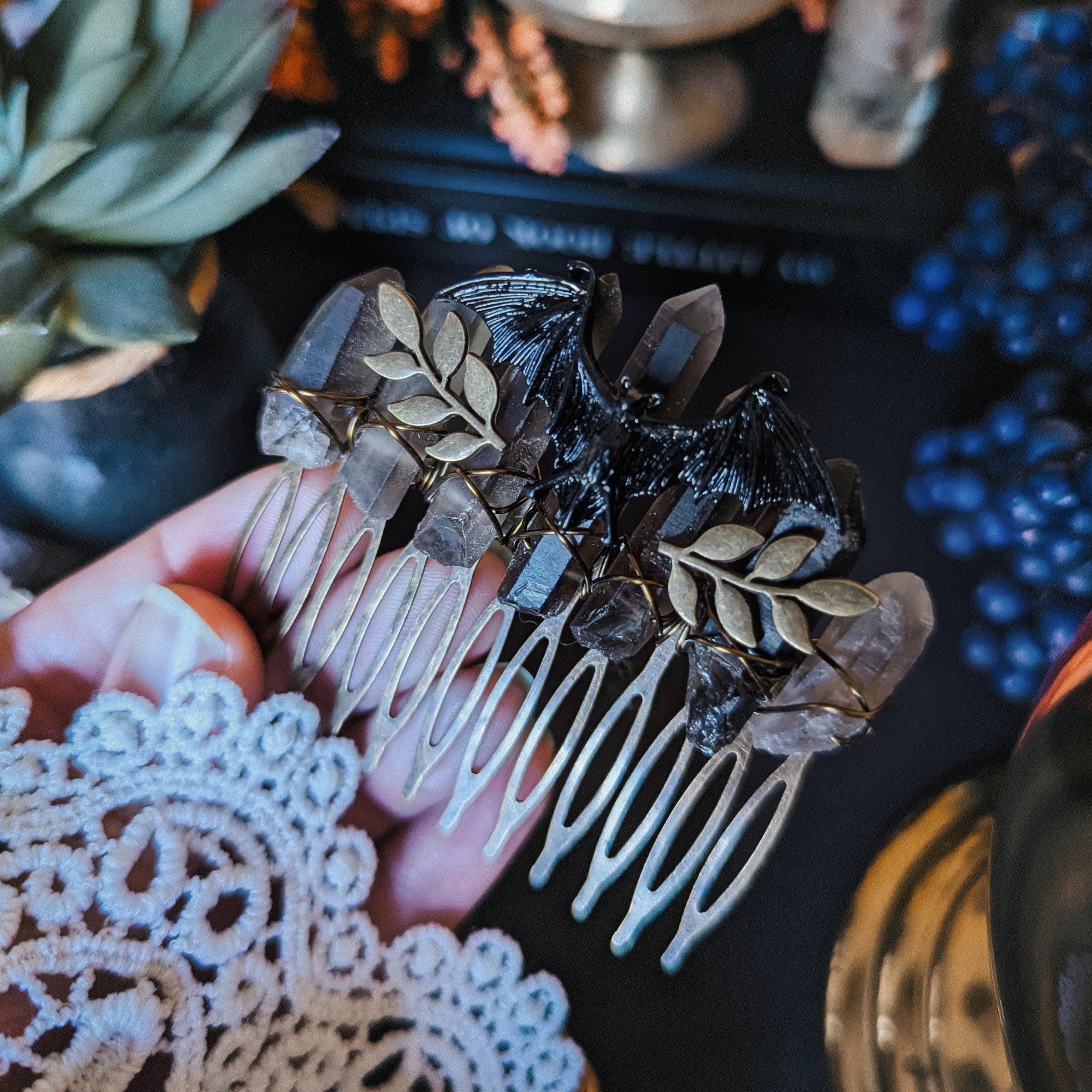 AGATE MOUSSE - PEIGNE À CHEVEUX🌸🌿