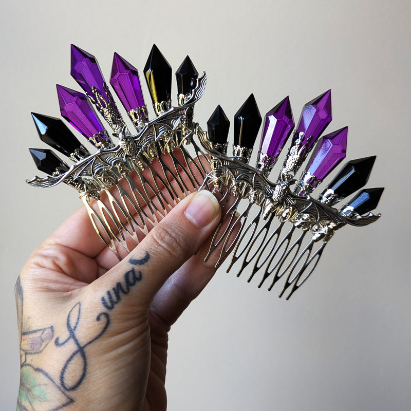 PURPLE POISON - HAIR COMB🦇