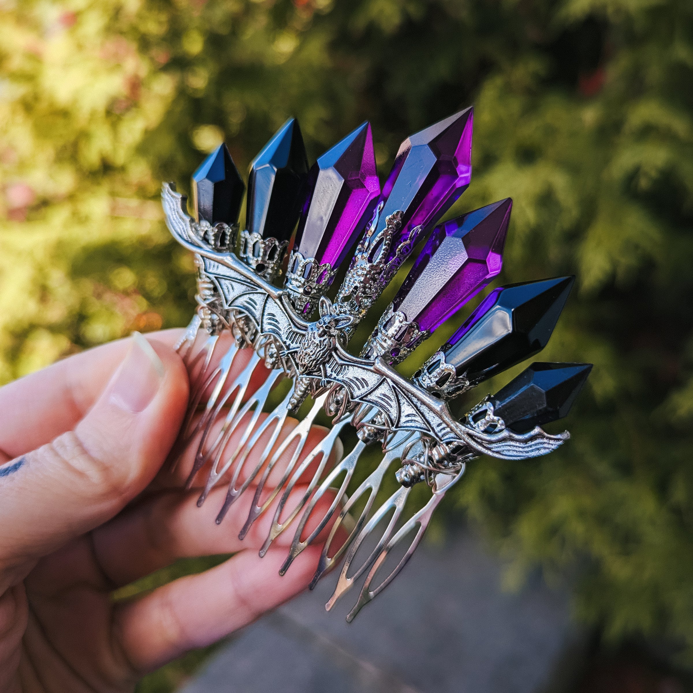 PURPLE POISON - HAIR COMB🦇