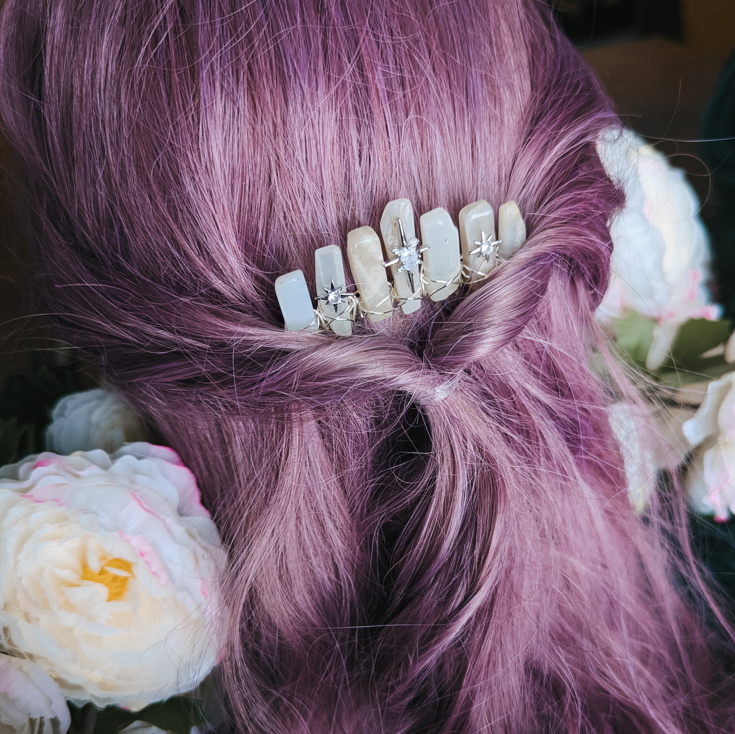 AGATE MOUSSE - PEIGNE À CHEVEUX🌙🌿