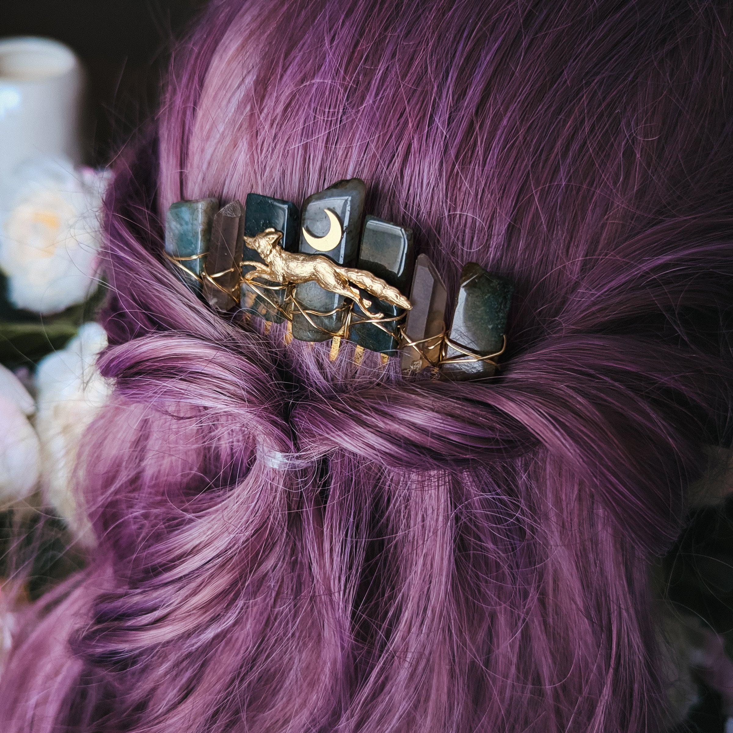 AGATE MOUSSE - PEIGNE À CHEVEUX🌙🌿