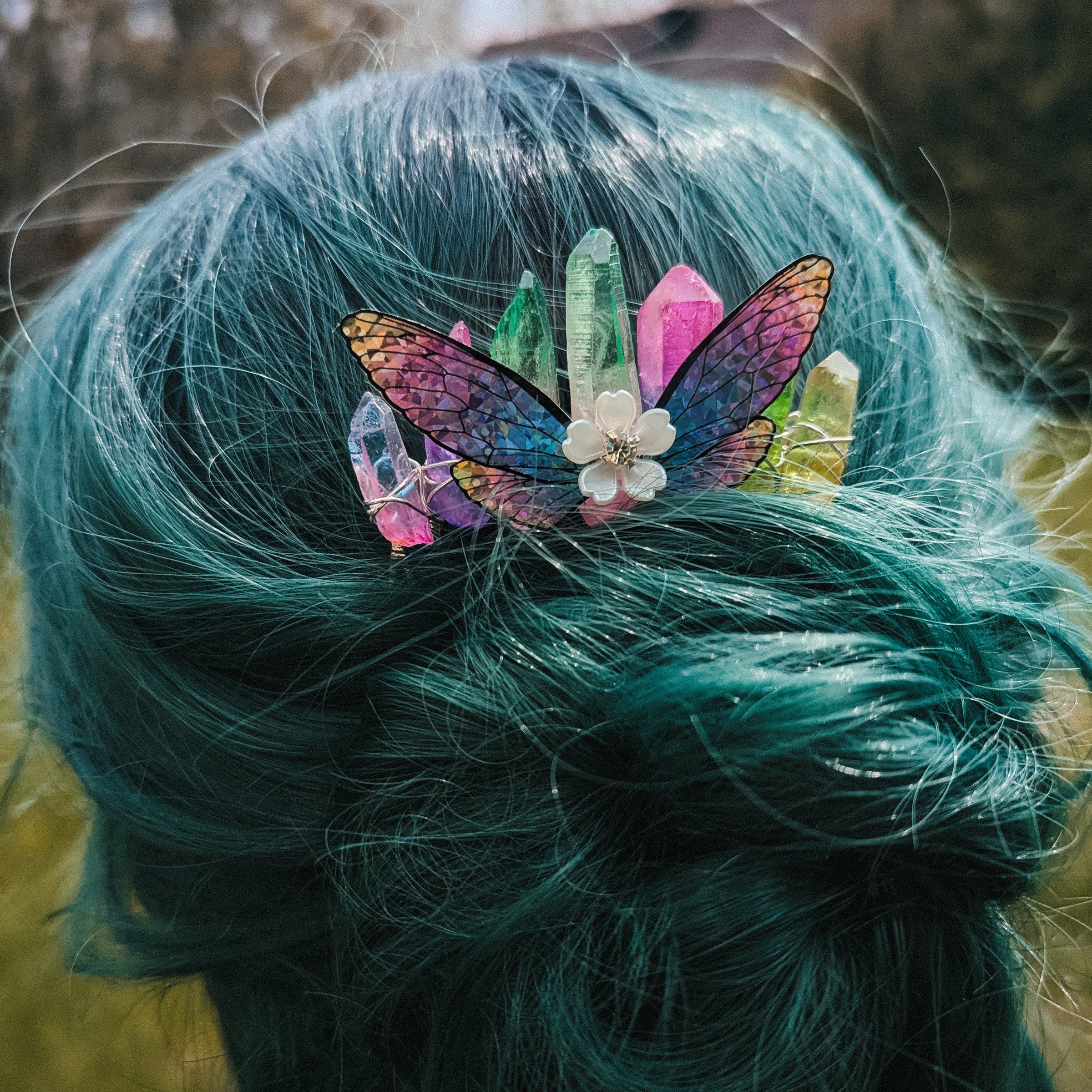 FAIRY TIE-DYE - HAIRCOMB