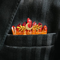 FIRE QUARTZ - BOUTONNIERE 2-IN-1
