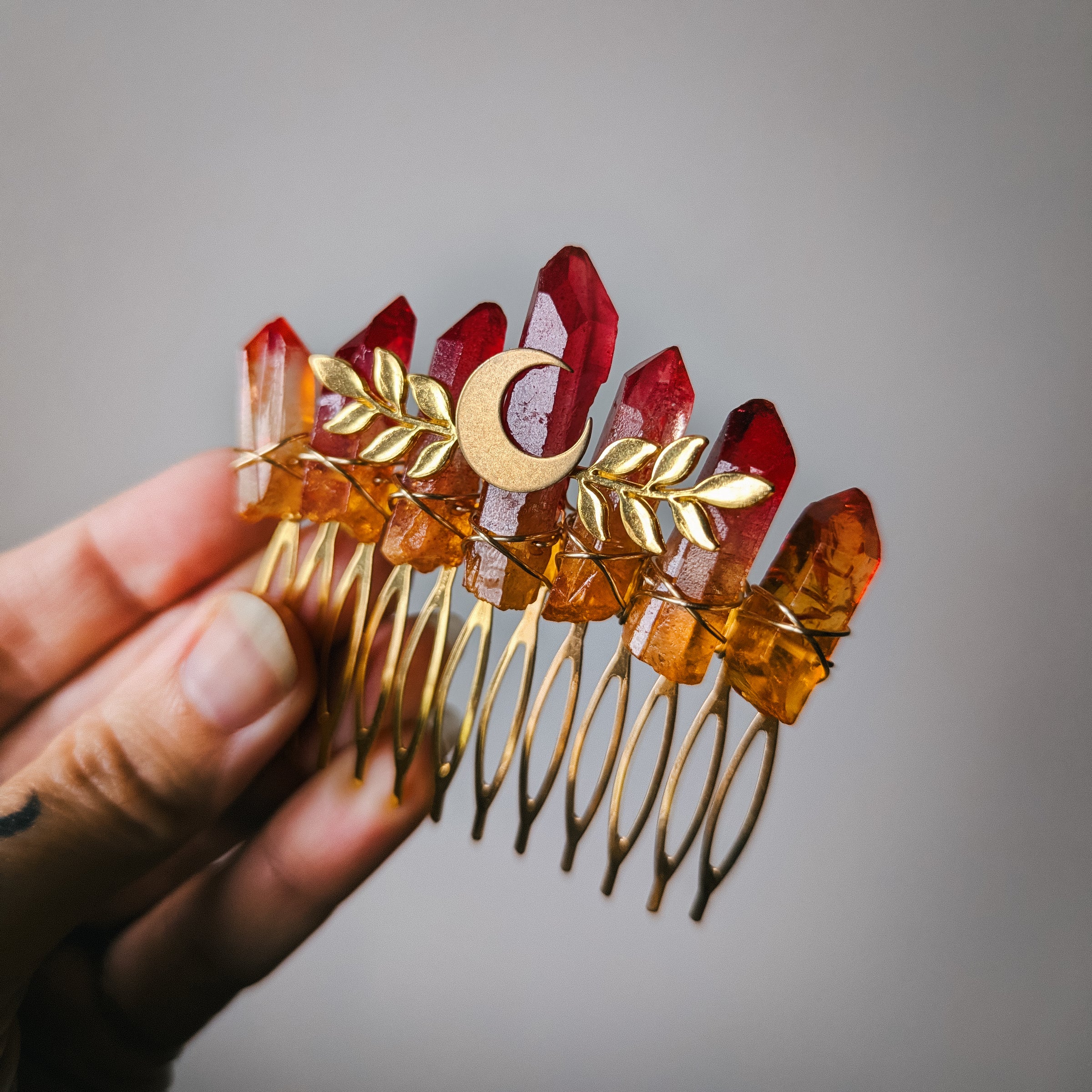 FIRE QUARTZ - BOUTONNIERE 2-IN-1