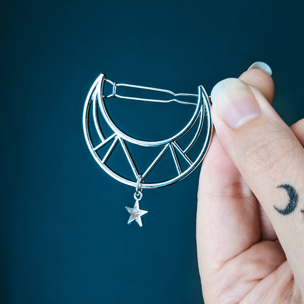 SILVER MOONCLIP