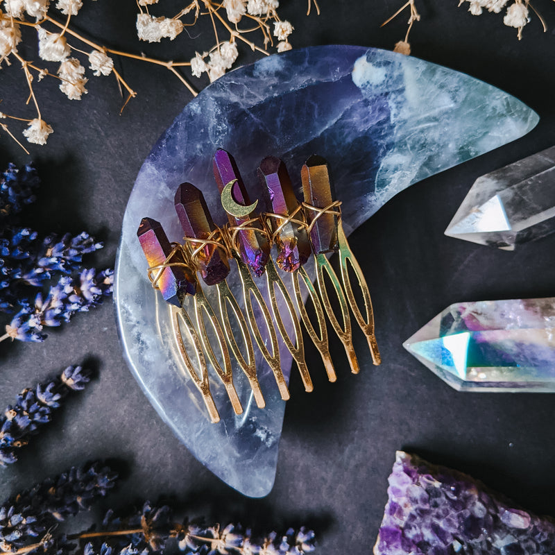 PEIGNE DRAGA VIOLET[G]🌙