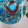 HUGE ZODIAC WHEEL - BLUE