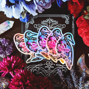 HOLO-NEVERMORE STICKERS